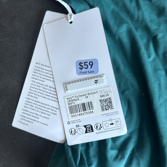 Nulu turtleneck bodysuit color SMTL - Picture 2 of 3